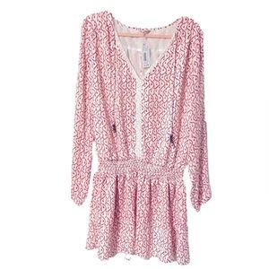 Esqualo Drop waist Boho Hippie Dress Size L 14